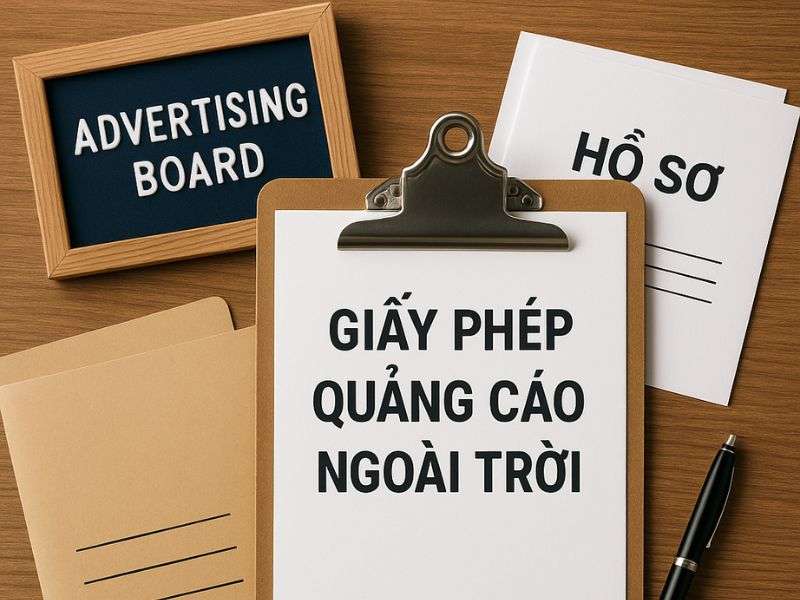 Cần chuẩn gì để xin giấy phép quảng cáo ngoài trời