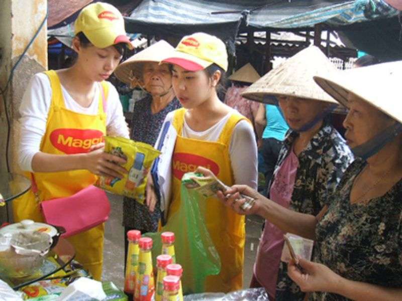 Chiến lược sampling & activation tại khu vực chợ