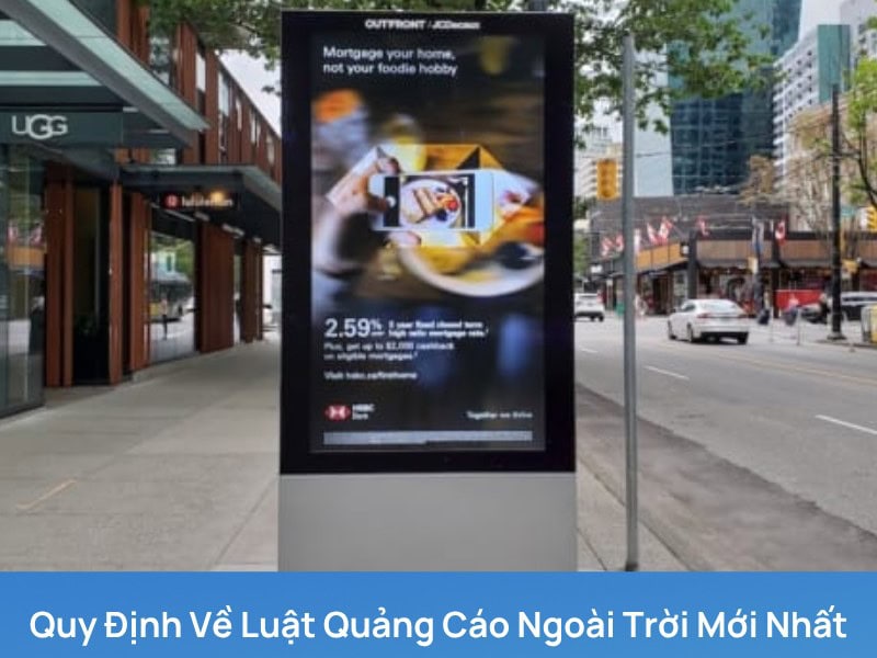 luật quảng cáo ngoài trời