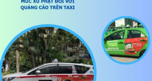 quy định quảng cáo trên taxi