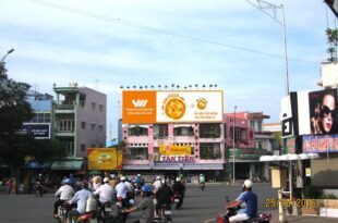 Quảng cáo ngoài trời tại 4 Nguyễn Trung Trực – Tân An – Long An do Ntgroup thực thi