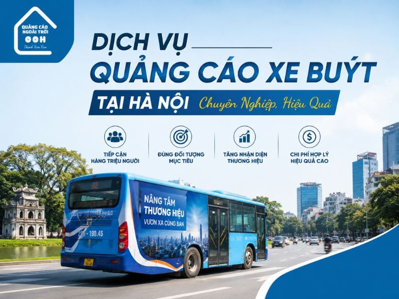 Dịch vụ quảng cáo xe bus tại Hà Nội