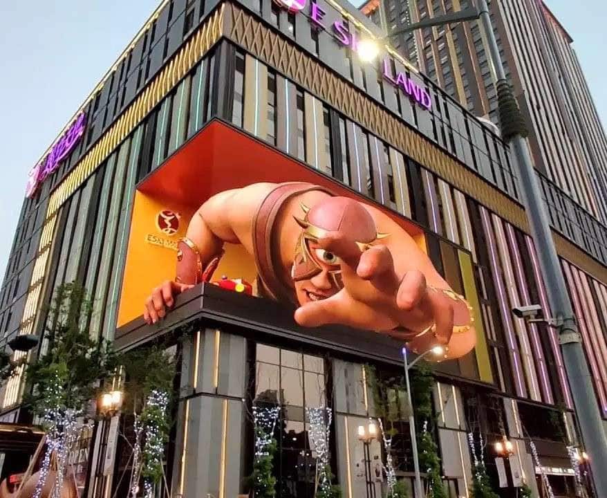 Billboard màn hình LED 3D của Naked-Eye đẹp