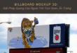 Billboard mockup 3d