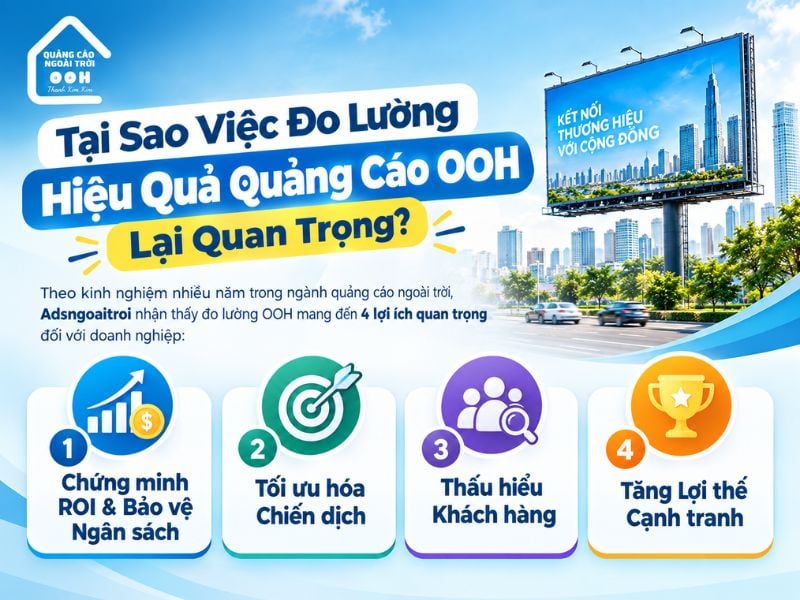 Lý do đo lường hiệu quả quảng cáo OOH lại quan trọng