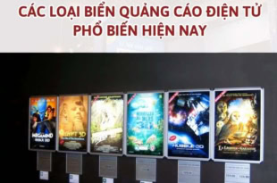 Các loại biển quảng cáo điện tử phổ biến