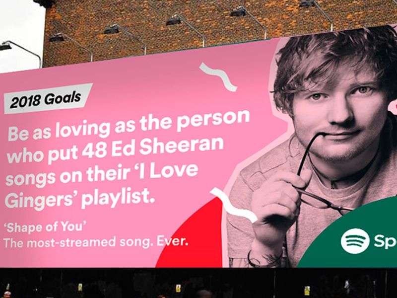 Spotify “2018 Goals” - Quảng Cáo Ngoài Trời (OOH) Có Thể “Gây Bão” Mạng Xã Hội (Go Viral) Hay Không? Spotify “2018 Goals”
