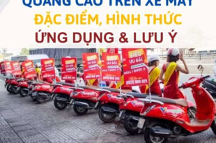 Quảng cáo trên xe máy