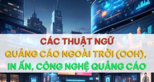 Các thuật ngữ quảng cáo ngoài trời (ooh), in ấn, công nghệ