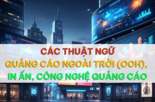 Các thuật ngữ quảng cáo ngoài trời (ooh), in ấn, công nghệ