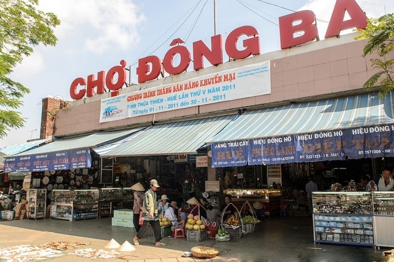Cho thuế biển quảng cáo ngoài trời tại chợ Đông Ba - Huế