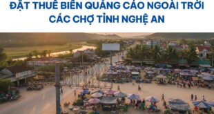 Thuê biển quảng cáo ngoài trời các chợ tỉnh Nghệ An.