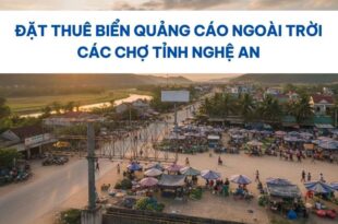 Thuê biển quảng cáo ngoài trời các chợ tỉnh Nghệ An.