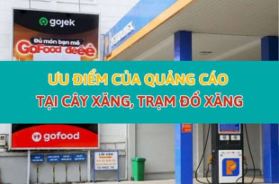 Ưu điểm của quảng cáo tại cây xăng