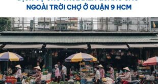 Quảng cáo ngoài trời chợ ở Quận 9 HCM.