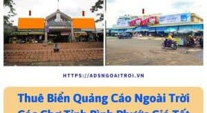Đặt biển quảng cáo chợ Bình Phước