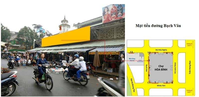 Nắm bắt Đặt/Thuê Biển Bảng Quảng Cáo Ngoài Trời Các Chợ Hồ Chí Minh