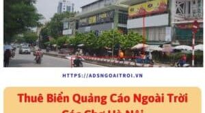 Đặt bảng quảng cáo ngoài trời chợ Hà Nội