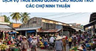 Thuê bảng quảng cáo ngoài trời các chợ Ninh Thuận.