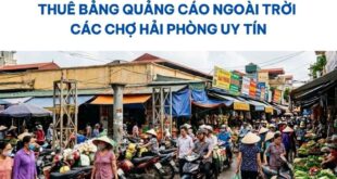 Thuê bảng quảng cáo ngoài trời các chợ Hải Phòng