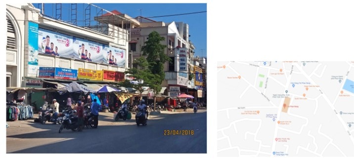 Địa điểm treo bảng quảng cáo đẹp tại chợ Phan Rang - Ninh Thuận