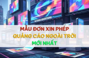 Mẫu đơn xin phép quảng cáo ngoài trời