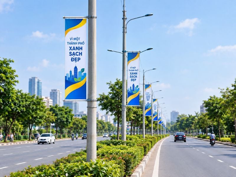 Quy định kích thước Băng rôn, banner, phướn