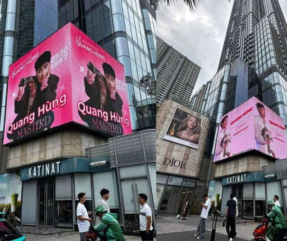 Standee, banner và biển quảng cáo đồng bộ - 5 Chiến Dịch Quảng Cáo Cho Thần Tượng Idol HOT Tại Việt Nam Standee, banner và biển quảng cáo đồng bộ