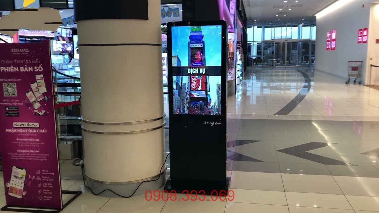 Quảng cáo màn hình LCD, Frame tại TTTM Cần Thơ