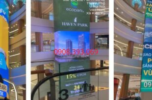 Thông tin Quảng Cáo Màn Hình LED TTTM Vincom Mega Mall Ocean Park