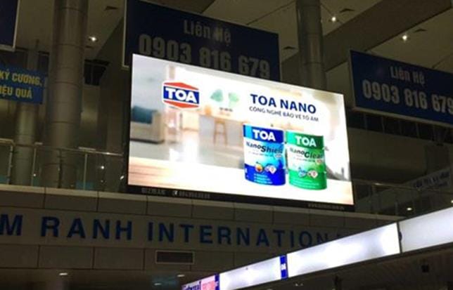 Toàn diện Quảng Cáo Màn Hình LED Indoor - Cam Ranh Airport