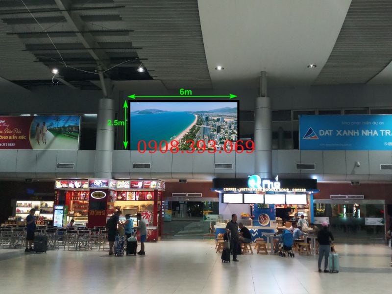 Toàn diện Quảng Cáo Màn Hình LED Indoor – Phú Bài Airport