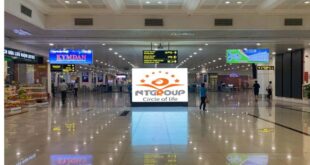 Chứng thực Quảng Cáo Màn Hình LED Indoor - Nội Bài Airport