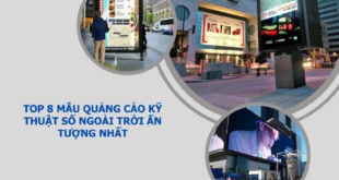 mẫu quảng cáo ngoài trời kỹ thuật số