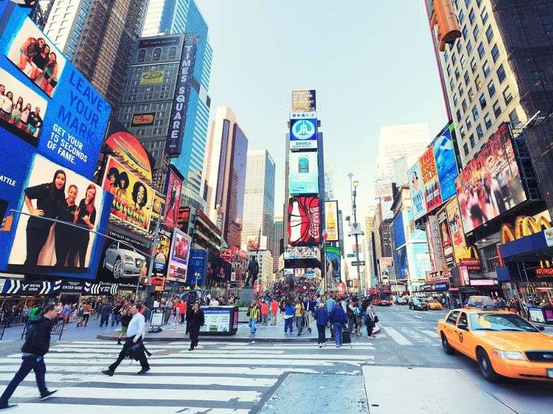 Billboard LED ở Times Square 