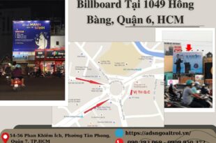 Hữu ích Billboard Tại 1049 Hồng Bàng, Quận 6 (Vòng Xoay Phú Lâm), HCM
