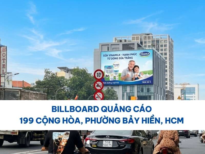 Billboard quảng cáo 199 Cộng Hòa, Phường Bảy Hiền, HCM 
