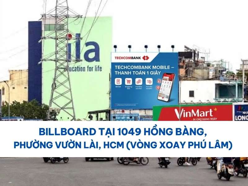 Billboard Tại 1049 Hồng Bàng, Phường Vườn Lài, HCM