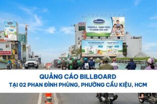 Quảng cáo billboard tại 02 Phan Đình Phùng, Phường Cầu Kiệu, HCM