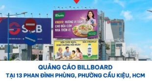 Quảng cáo billboard tại 13 Phan Đình Phùng, Phường Cầu Kiệu, HCM
