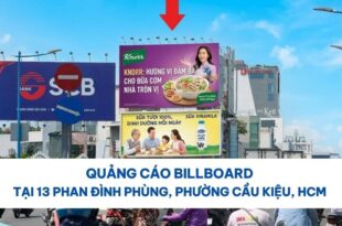 Quảng cáo billboard tại 13 Phan Đình Phùng, Phường Cầu Kiệu, HCM