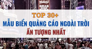 Mẫu biển quảng cáo ngoài trời