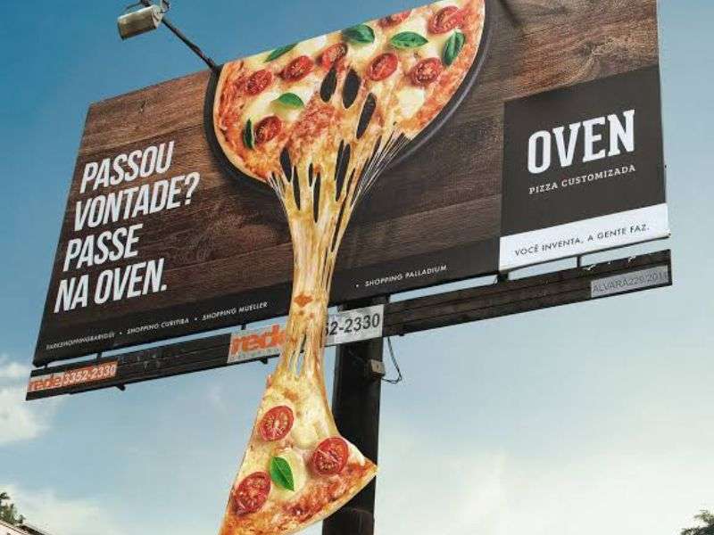 Billboard pizza 3D độc đáo của Oven đẹp - Top 30+ Mẫu Biển Quảng Cáo Ngoài Trời Ấn Tượng Nhất Billboard pizza 3D độc đáo của Oven đẹp