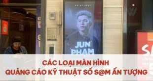 Các loại màn hình quảng cáo kỹ thuật số S@M
