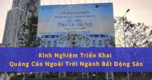 Quảng cáo ngoài trời ngành bất động sản.