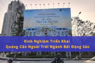 Quảng cáo ngoài trời ngành bất động sản.