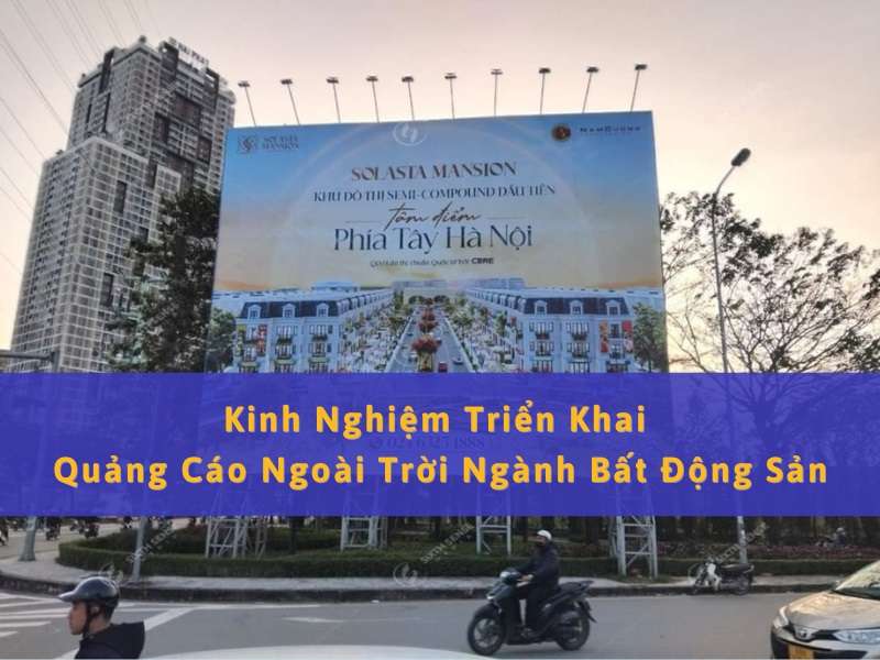 Quảng cáo ngoài trời ngành bất động sản.