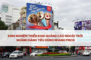 Quảng cáo ngoài trời ngành hàng tiêu dùng nhanh FMCG.