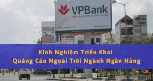 Quảng cáo ngoài trời ngành ngân hàng.