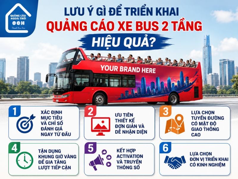 Kinh nghiệm triển khai Roadshow xe bus 2 tầng